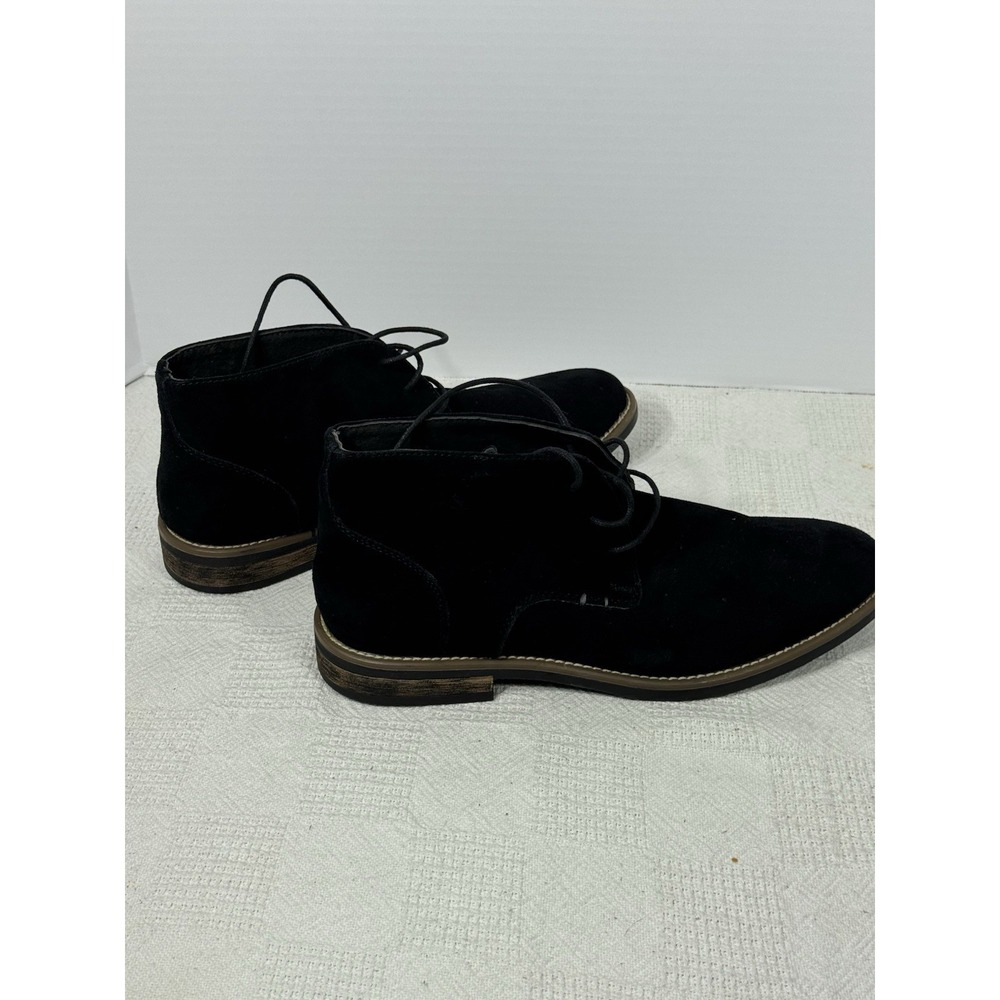 BRUNO MARC Men's Chukka Boots Size 10.5 Black‎ Suede Leather
